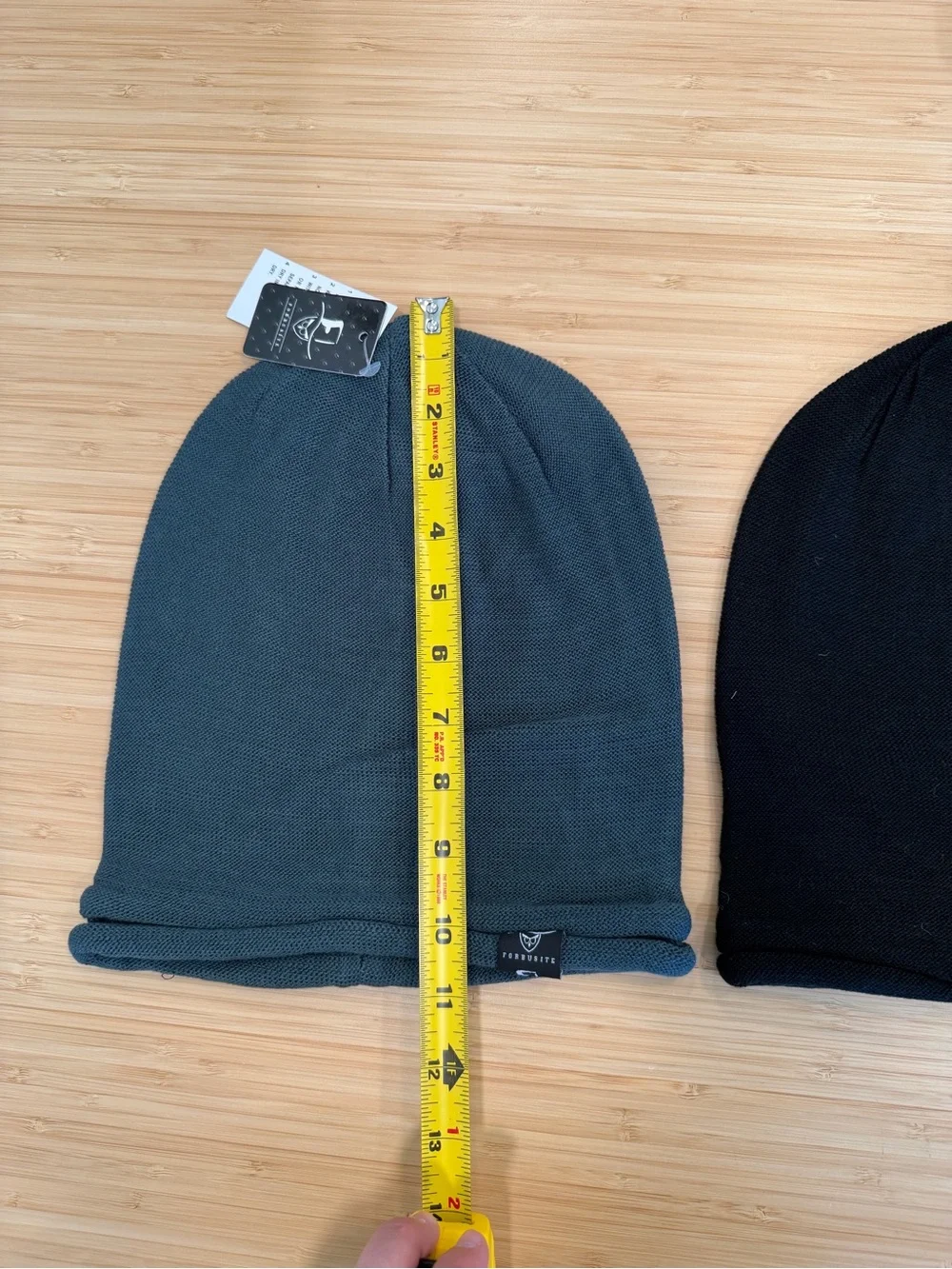 Forbusite Slouchy Knit Beanie NWT Black Blue Lot 2 Hip Hop Cap Hat Outdoors